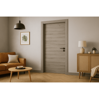 Porte 73cm - Pose fin de chantier - GRIS SONOMA