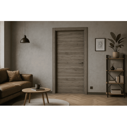 Porte 83cm - Pose fin de chantier - GRIS SONOMA